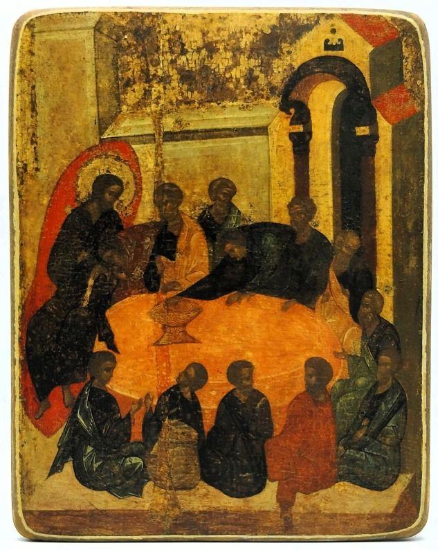 Ikone "Das letzte Abendmahl" 14.5x17.5x1.0cm 523696