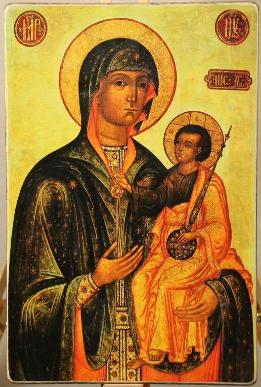 Ikone Gottesmutter Hodegetria 23.0x35.0x2.0cm 523517