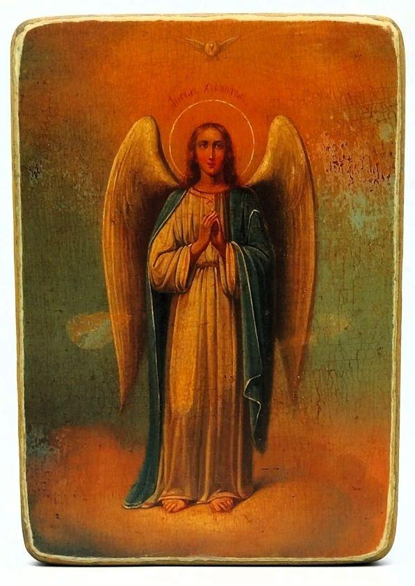 Ikone Heilige Schutzengel 11.5x16.5x1.0cm 523572