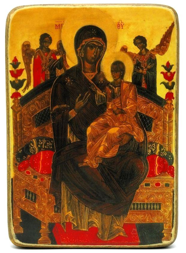 Ikone Gottesmutter "Pantanassa" 9.5x13.5x1.0cm 523647