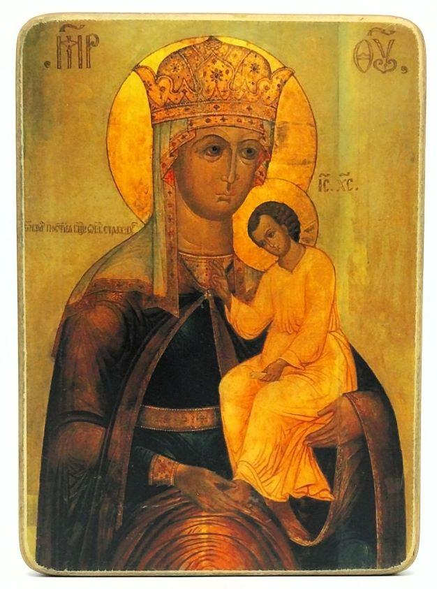 Ikone Gottesmutter "Retterin" 9.5x13.0x1.0cm 523650