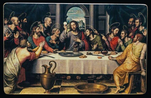 "Das letzte Abendmahl" Vicente Juan Masip 1562 28.0x44.0x1.0cm 523489
